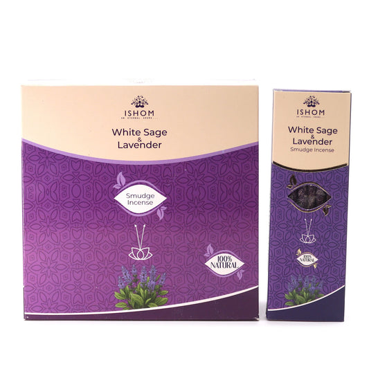 Ishom Incienso Smudge - Salvia blanca y lavanda