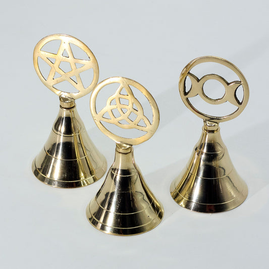 Cloche d'autel en laiton - Triquetra