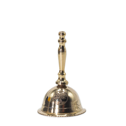 Petite cloche d'autel en laiton - Arbre de vie