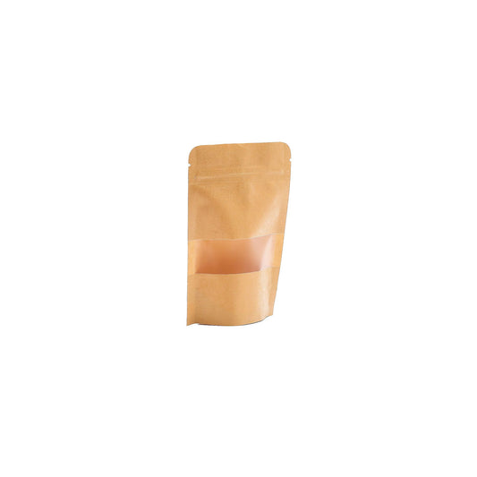 Sac kraft avec fenêtre 10x16 cm