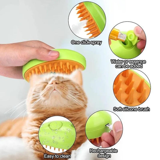 Brosse à vapeur pour animaux de compagnie 